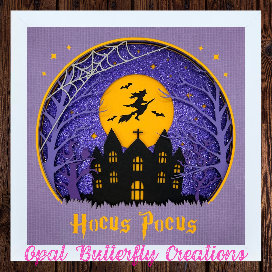 Hocus Pocus 3D Layered Shadow Box