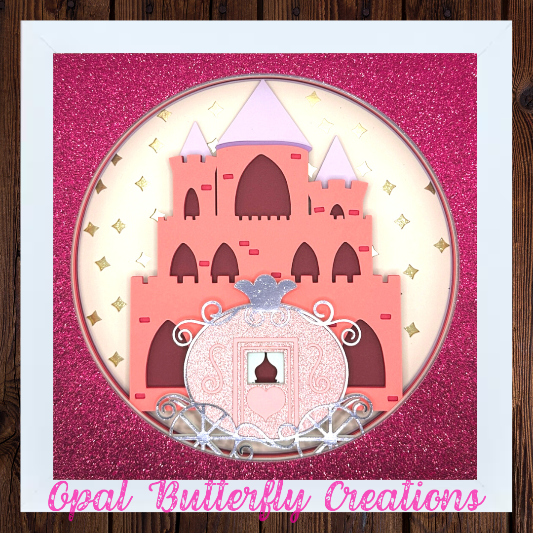 Princess Castle 3D Layered Shadow Box