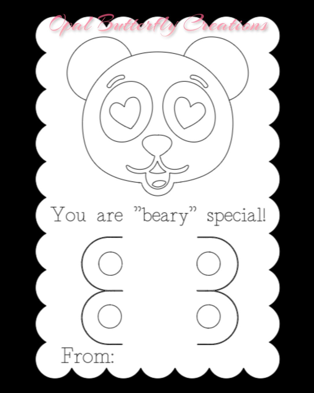 Valentine Coloring Cards