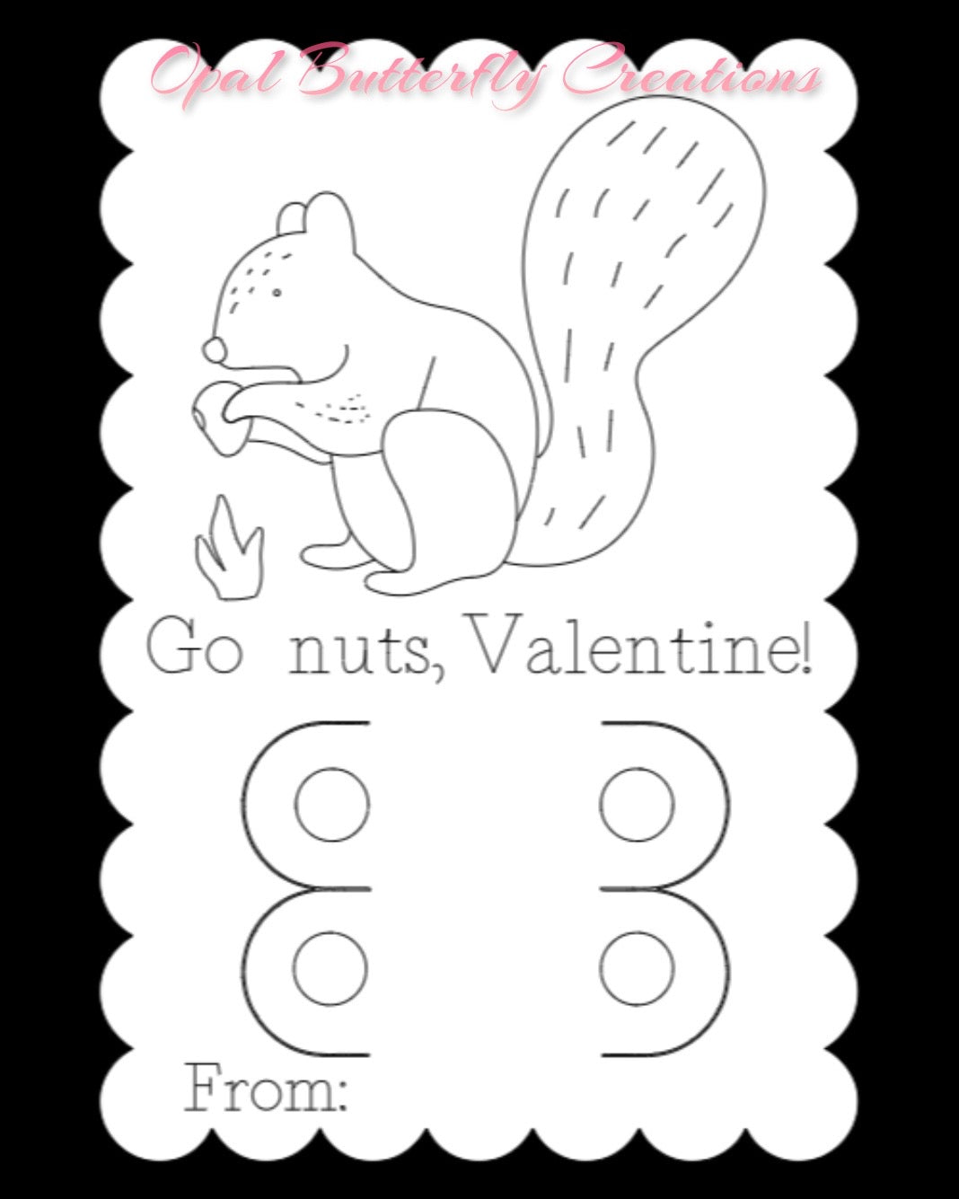 Valentine Coloring Cards