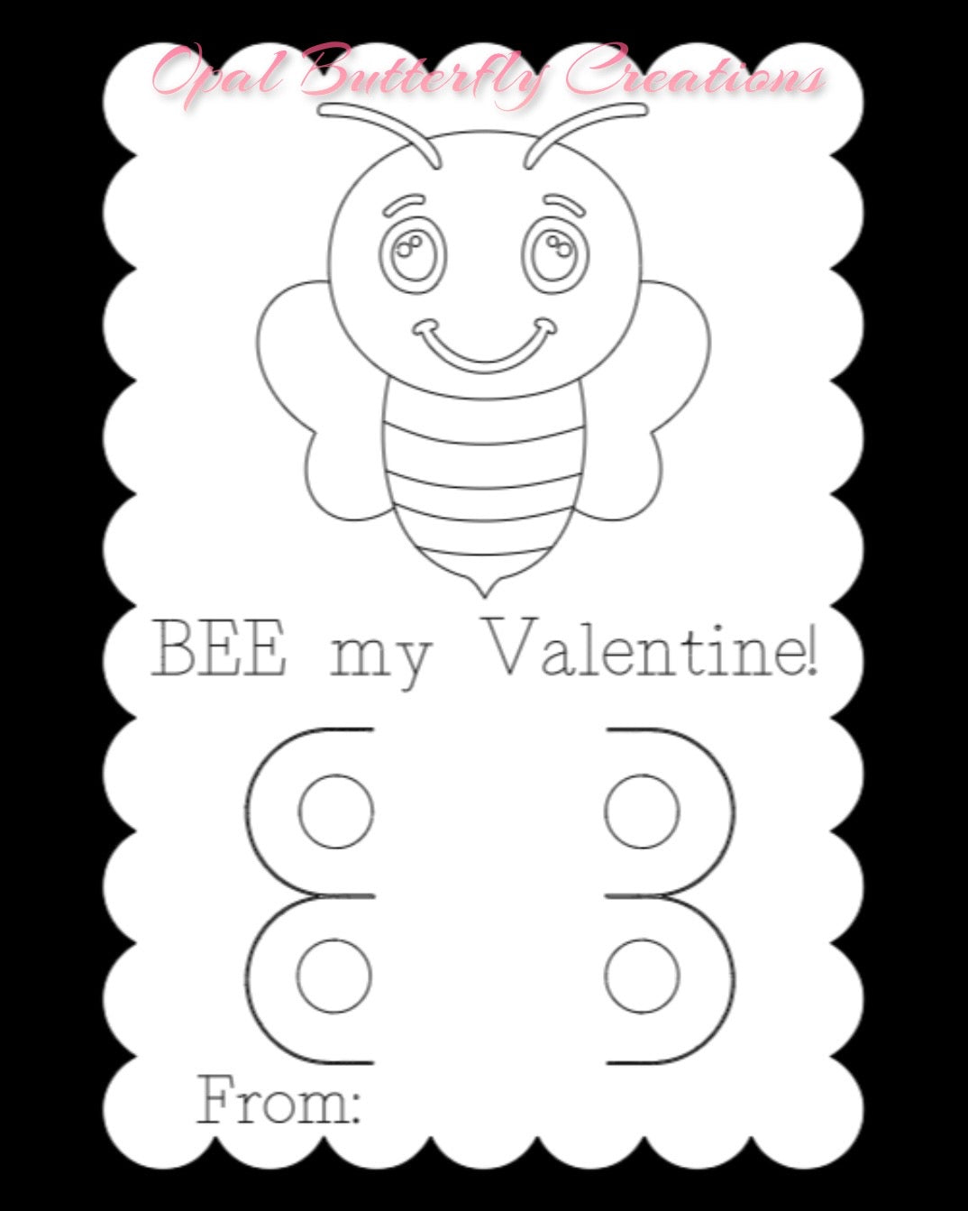 Valentine Coloring Cards