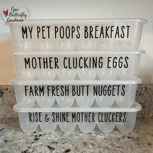 Plastic Egg Storage Containers