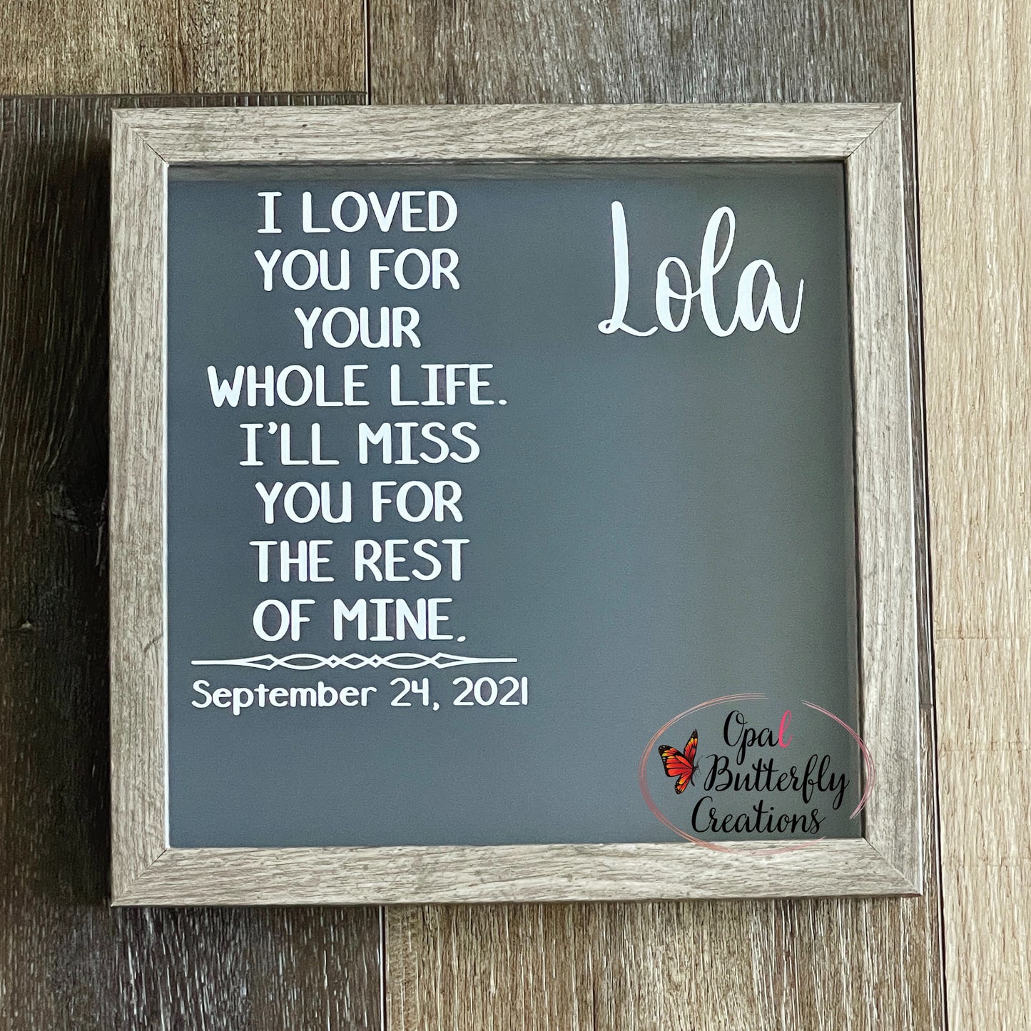 Pet Memorial Shadow Box